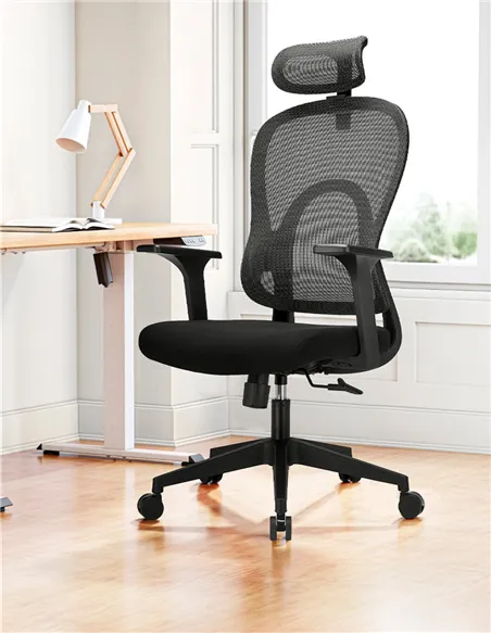 Крісло KRESLALUX GO-SIT 645-1A BLACK, ергономічне