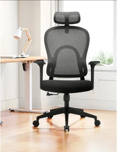 Крісло KRESLALUX GO-SIT 645-1A BLACK, ергономічне