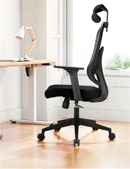 Крісло KRESLALUX GO-SIT 645-1A BLACK, ергономічне