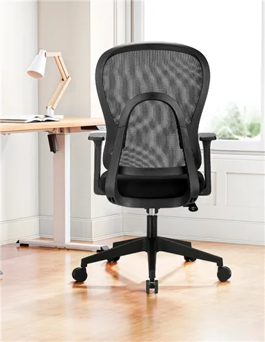 Крісло KRESLALUX GO-SIT 645-1B BLACK, ергономічне