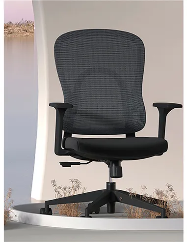 Крісло KRESLALUX GO-SIT 645-1B BLACK, ергономічне