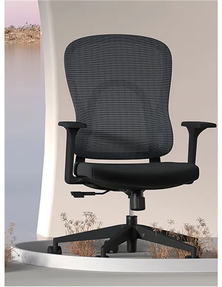 Крісло KRESLALUX GO-SIT 645-1B BLACK, ергономічне
