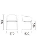 Крісло KRESLALUX GO-SIT 645-1B LIGHT GREY, ергономічне