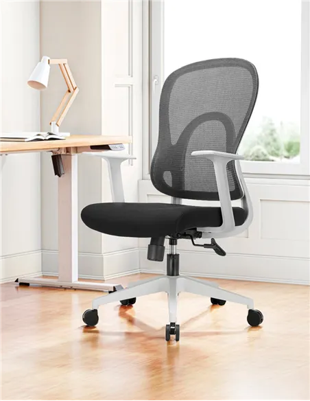 Кресло KRESLALUX GO-SIT 645-1B LIGHT GREY, эргономичное