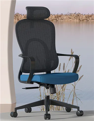 Крісло KRESLALUX GO-SIT 645-A LIGHT GREY, ергономічне