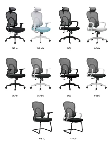 Крісло KRESLALUX GO-SIT 645-A LIGHT GREY, ергономічне