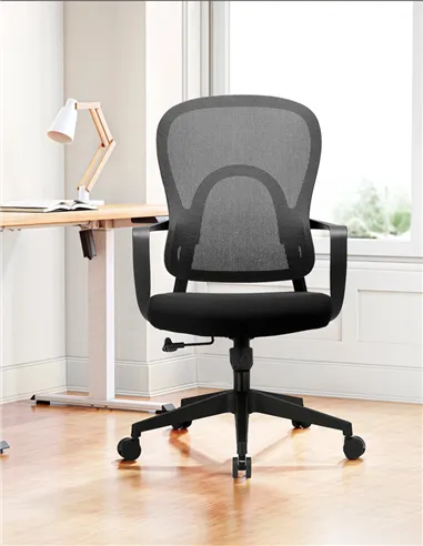 Крісло KRESLALUX GO-SIT 645-B BLACK, ергономічне