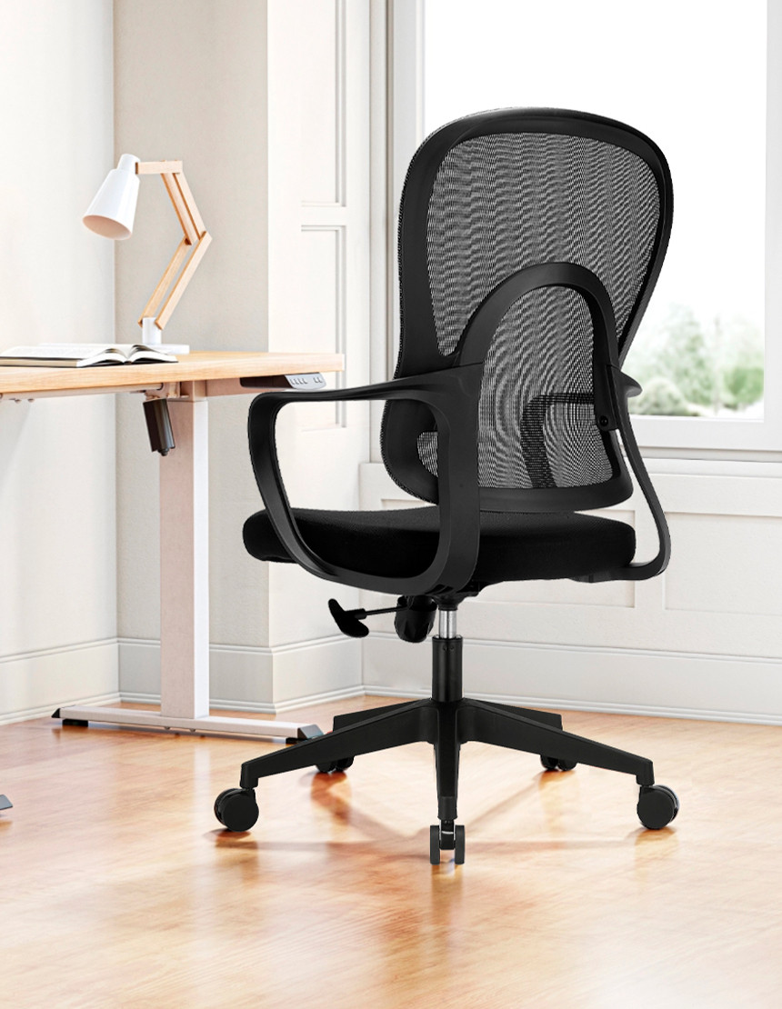 Крісло KRESLALUX GO-SIT 645-B BLACK, ергономічне