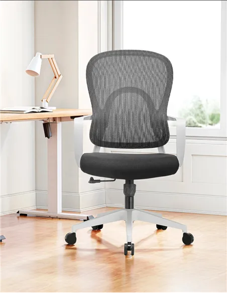 Крісло KRESLALUX GO-SIT 645-B LIGHT GREY, ергономічне
