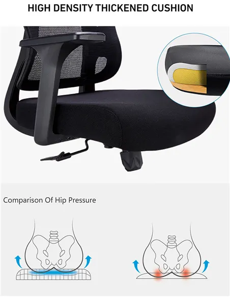 Крісло KRESLALUX GO-SIT 645-B LIGHT GREY, ергономічне