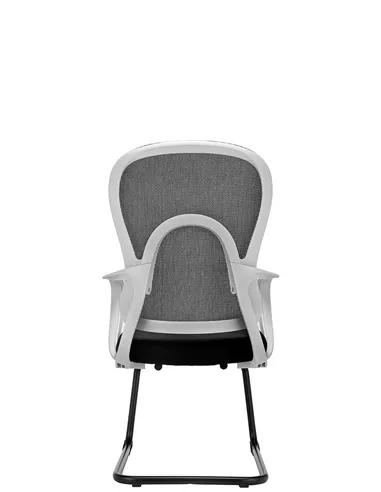 Крісло KRESLALUX GO-SIT 645-C LIGHT GREY, для відвідувача, на полозах