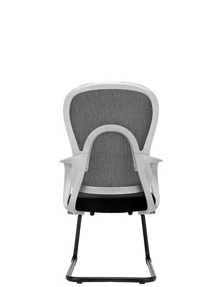 Крісло KRESLALUX GO-SIT 645-C LIGHT GREY, для відвідувача, на полозах