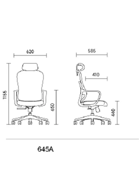 Крісло KRESLALUX GO-SIT 645-C LIGHT GREY, для відвідувача, на полозах