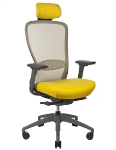 Крісло KRESLALUX IN-POINT (GREY + M62002), ергономічне