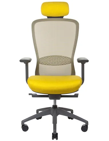 Крісло KRESLALUX IN-POINT (GREY + M62002), ергономічне