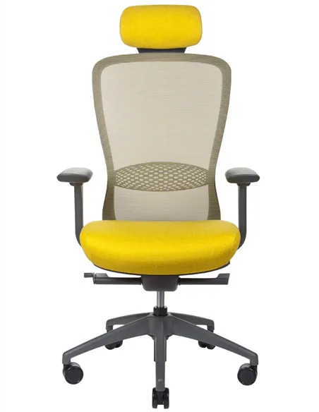 Крісло KRESLALUX IN-POINT (GREY + M62002), ергономічне