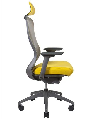 Крісло KRESLALUX IN-POINT (GREY + M62002), ергономічне