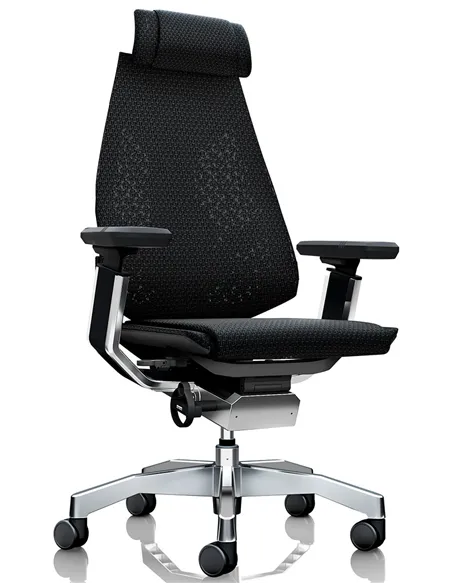 Кресло руководителя GENIDIA GN2 MESH BLACK FRAME