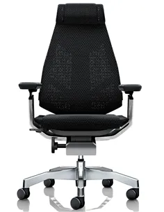 Кресло руководителя GENIDIA GN2 MESH BLACK FRAME 2