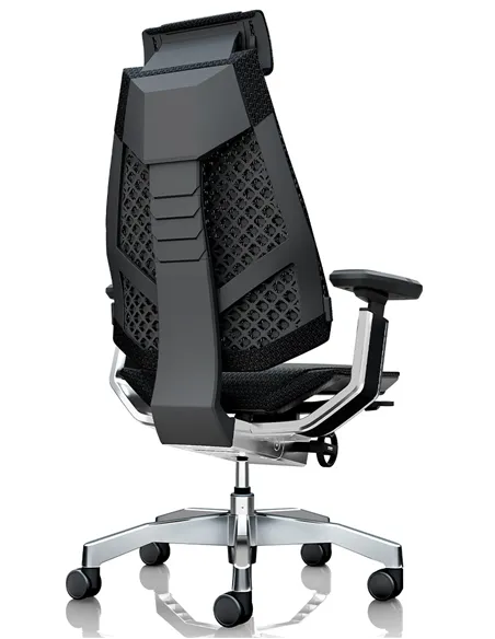 Кресло руководителя GENIDIA GN2 MESH BLACK FRAME