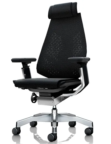 Кресло руководителя GENIDIA GN2 MESH BLACK FRAME