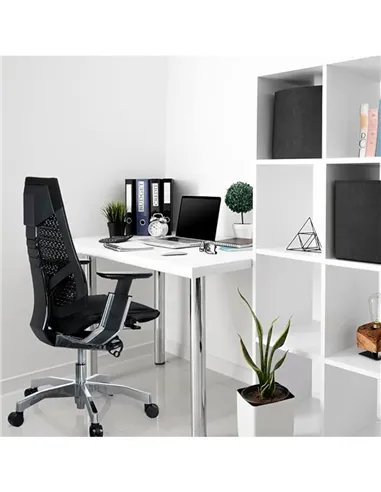 Кресло руководителя GENIDIA GN2 MESH BLACK FRAME