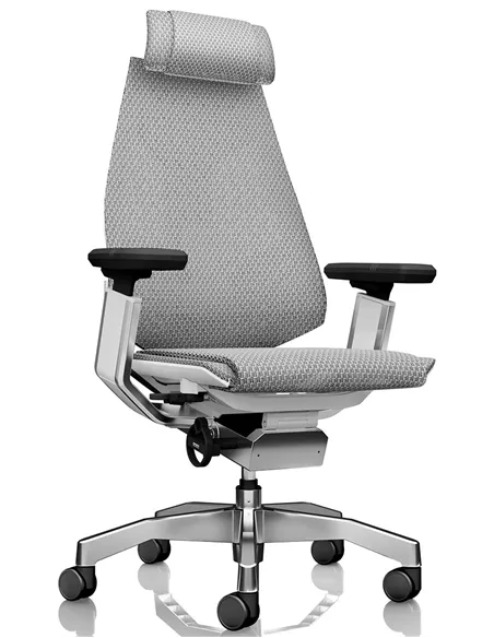 Кресло руководителя GENIDIA GN2 MESH WHITE FRAME