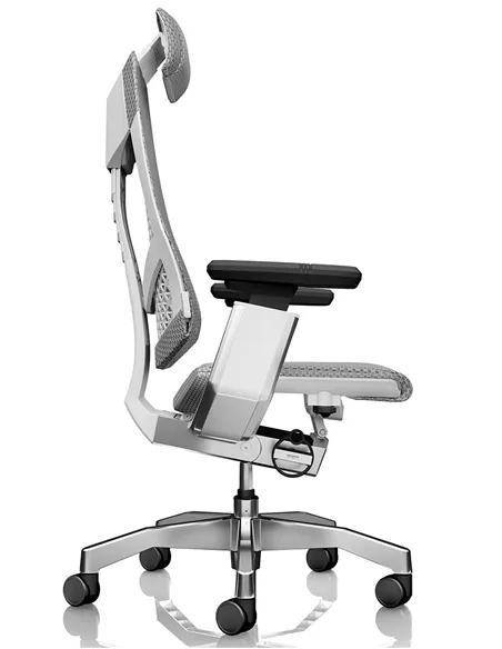 Кресло руководителя GENIDIA GN2 MESH WHITE FRAME