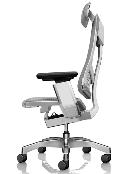 Кресло руководителя GENIDIA GN2 MESH WHITE FRAME