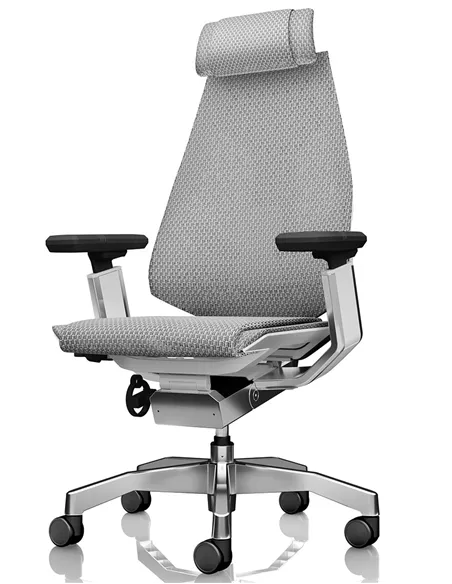 Кресло руководителя GENIDIA GN2 MESH WHITE FRAME