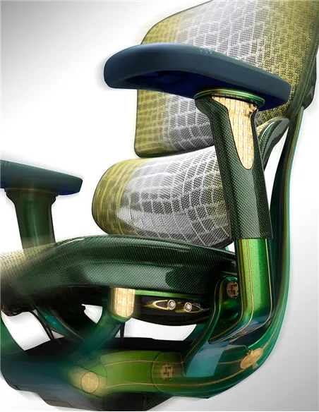 Крісло Ergohuman HC Suparnin Green & Gold