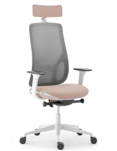 Крісло SOKOA EMAN NL87 WHITE, ергономічне 2