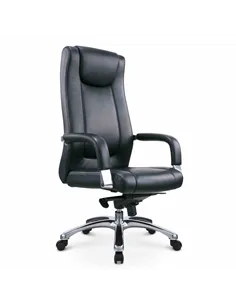 Крісло SITZONE CH-209A для керівника, шкіряне, чорне