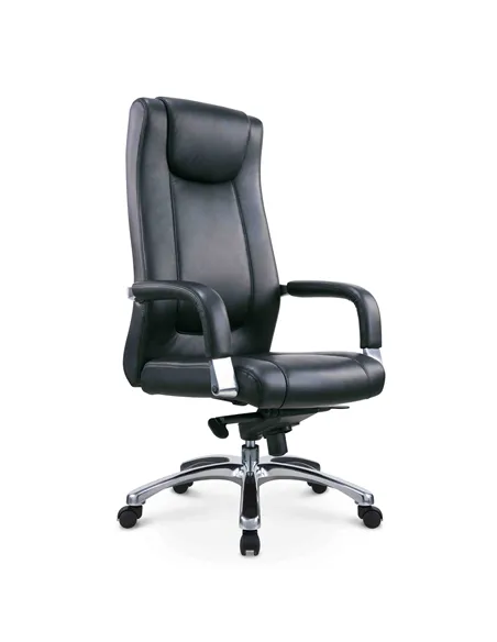 Крісло SITZONE CH-209A для керівника, шкіряне, чорне