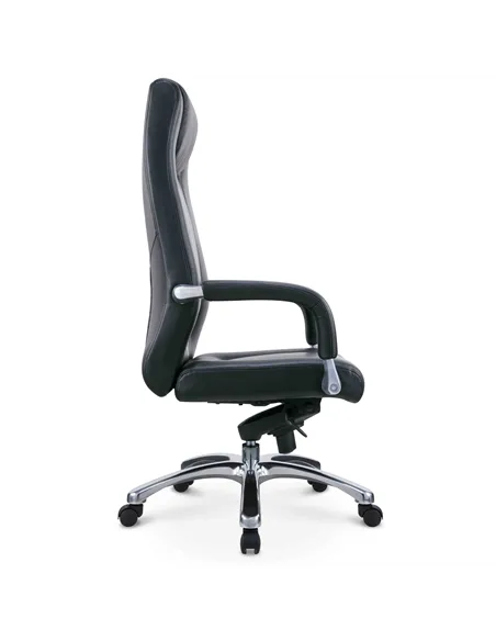 Крісло SITZONE CH-209A для керівника, шкіряне, чорне