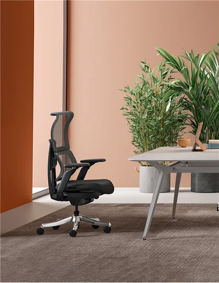 Крісло KRESLALUX FLAMINGO BLACK, ергономічне