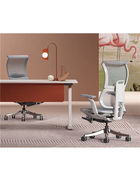 Крісло KRESLALUX FLAMINGO GREY, ергономічне