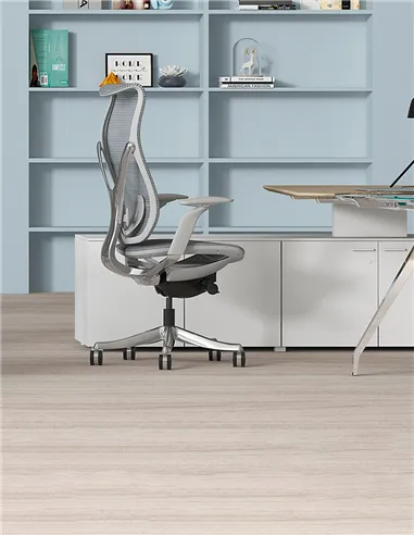 Крісло KRESLALUX HERMES GREY, ергономічне