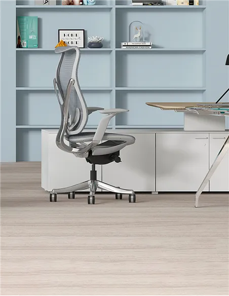 Крісло KRESLALUX HERMES GREY, ергономічне