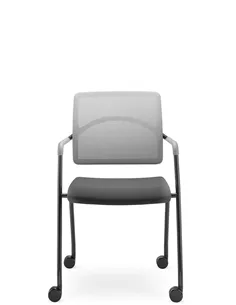 Крісло LD SEATING ARCUS 250-N1, RU60 для відвідувачів, на колесах 2