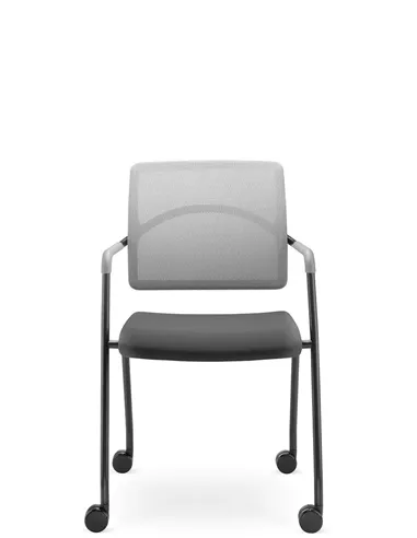 Крісло LD SEATING ARCUS 250-N1, RU60 для відвідувачів, на колесах