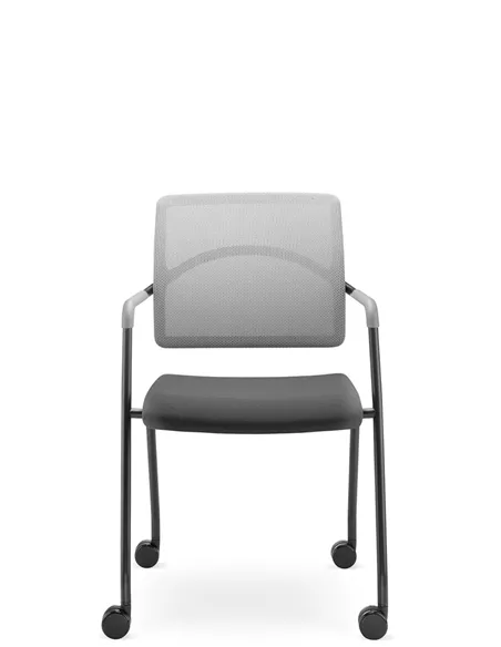 Крісло LD SEATING ARCUS 250-N1, RU60 для відвідувачів, на колесах