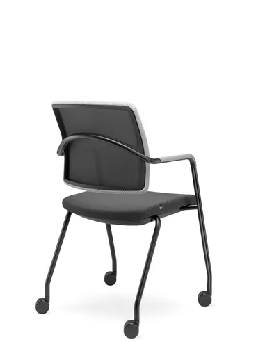 Крісло LD SEATING ARCUS 250-N1, RU60 для відвідувачів, на колесах
