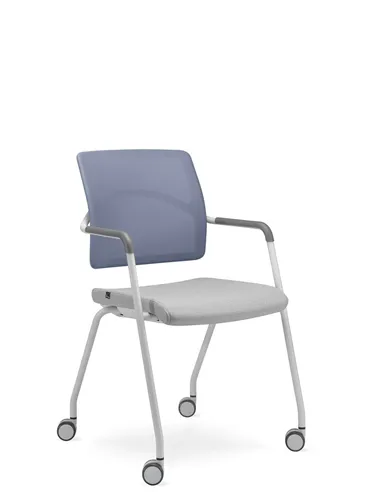 Крісло LD SEATING ARCUS 251-N8, RU60 для відвідувачів, на колесах