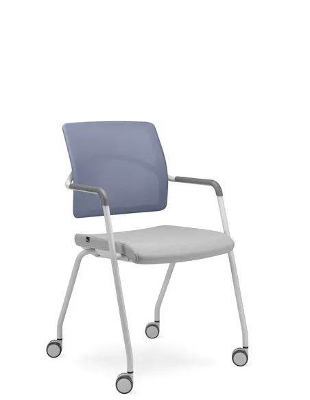 Крісло LD SEATING ARCUS 251-N8, RU60 для відвідувачів, на колесах