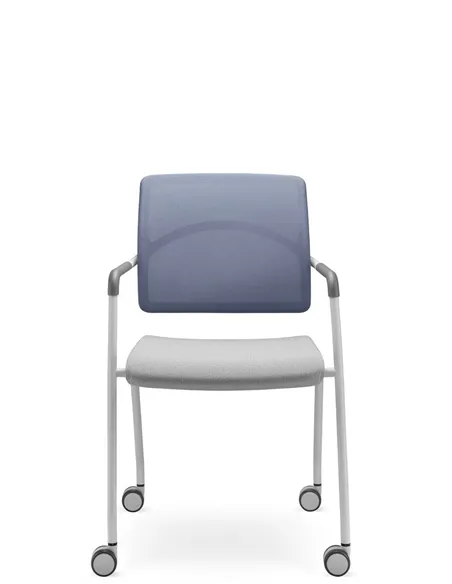Крісло LD SEATING ARCUS 251-N8, RU60 для відвідувачів, на колесах