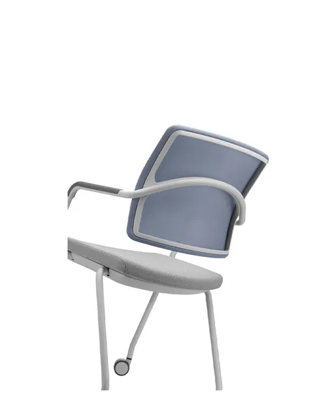 Крісло LD SEATING ARCUS 251-N8, RU60 для відвідувачів, на колесах