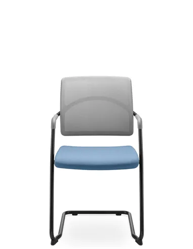 Кресло LD SEATING ARCUS 250-Z-N1 для посетителей, на полозьях