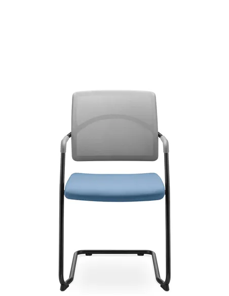 Кресло LD SEATING ARCUS 250-Z-N1 для посетителей, на полозьях