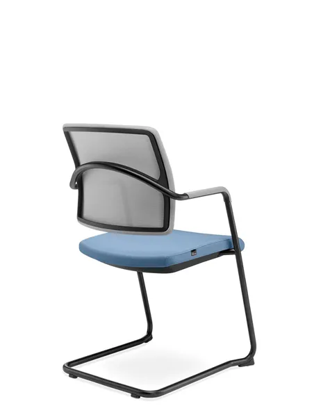 Кресло LD SEATING ARCUS 250-Z-N1 для посетителей, на полозьях